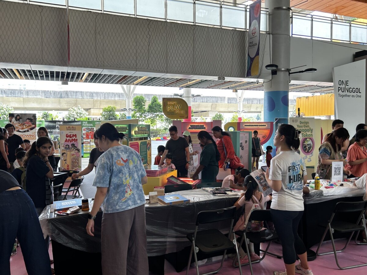 Don't Play Play exhibition entrance at One Punggol organised by NHB