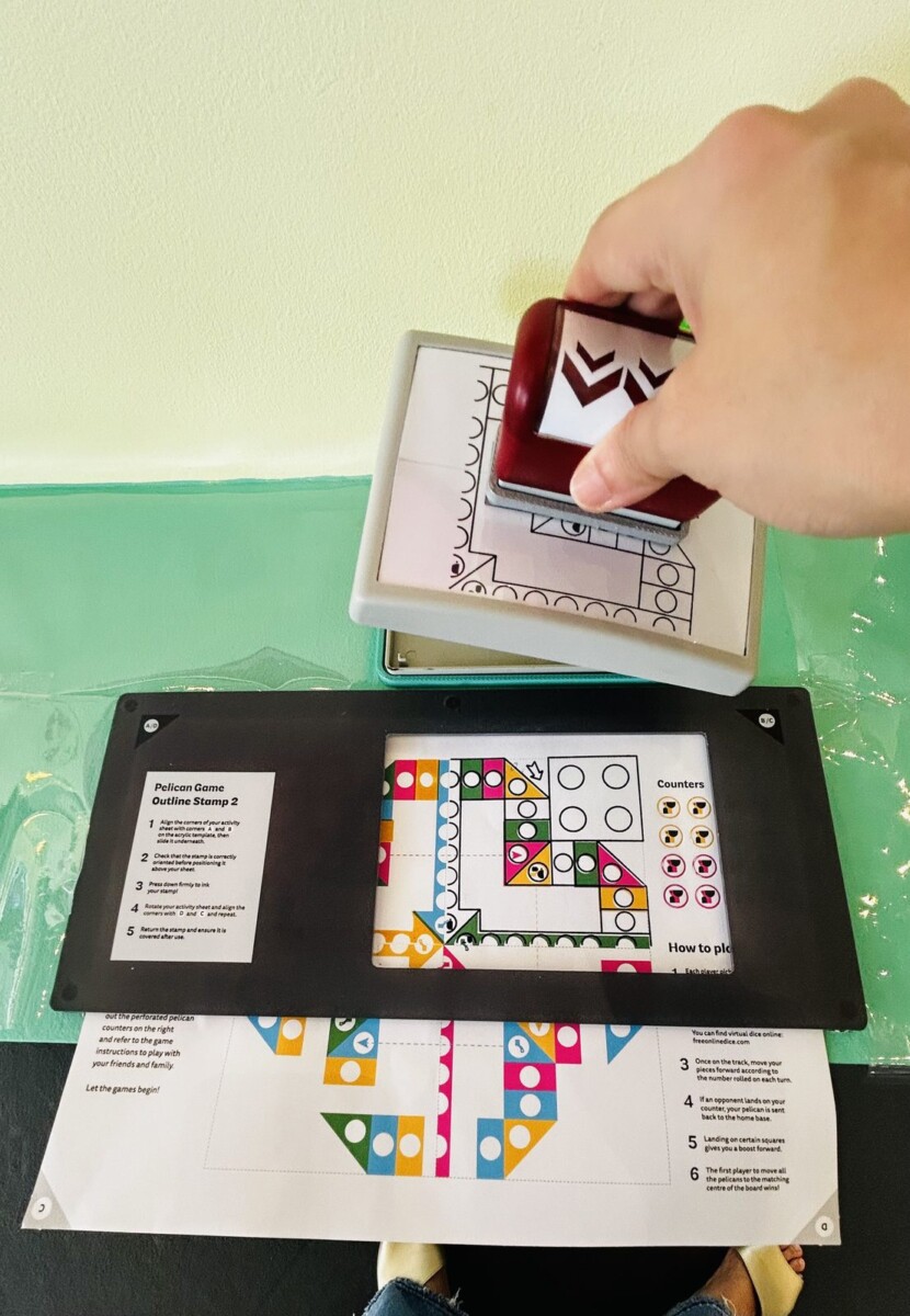 Traditional Singapore games section at the Don't Play Play NHB exhibition