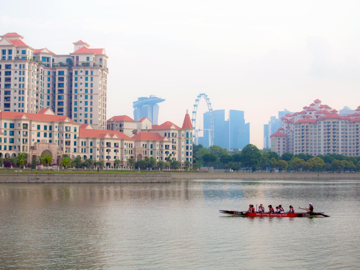 Kallang River dragon boat racing