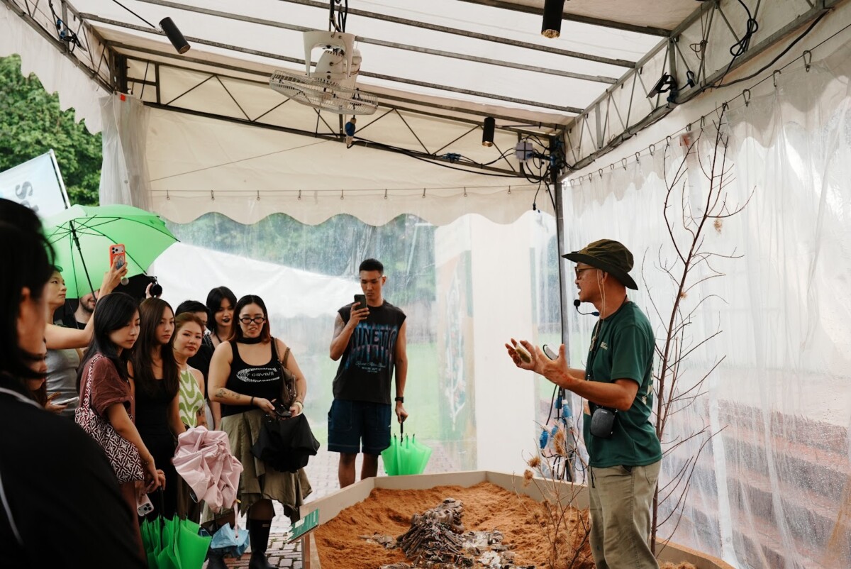 Earthopia Fest 2026 crew and vendors at the sustainability festival Singapore