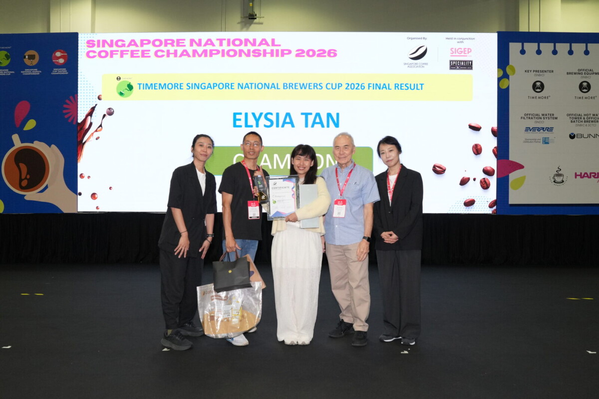 Elysia Tan, TIMEMORE Singapore National Brewers Cup Champion 2026