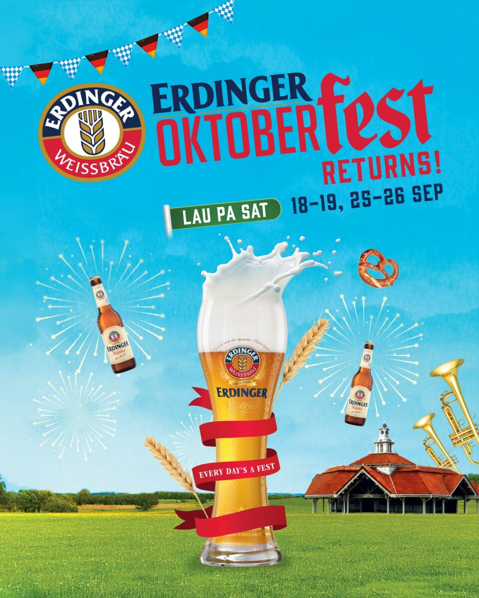 ERDINGER Oktoberfest celebration at Lau Pa Sat Singapore