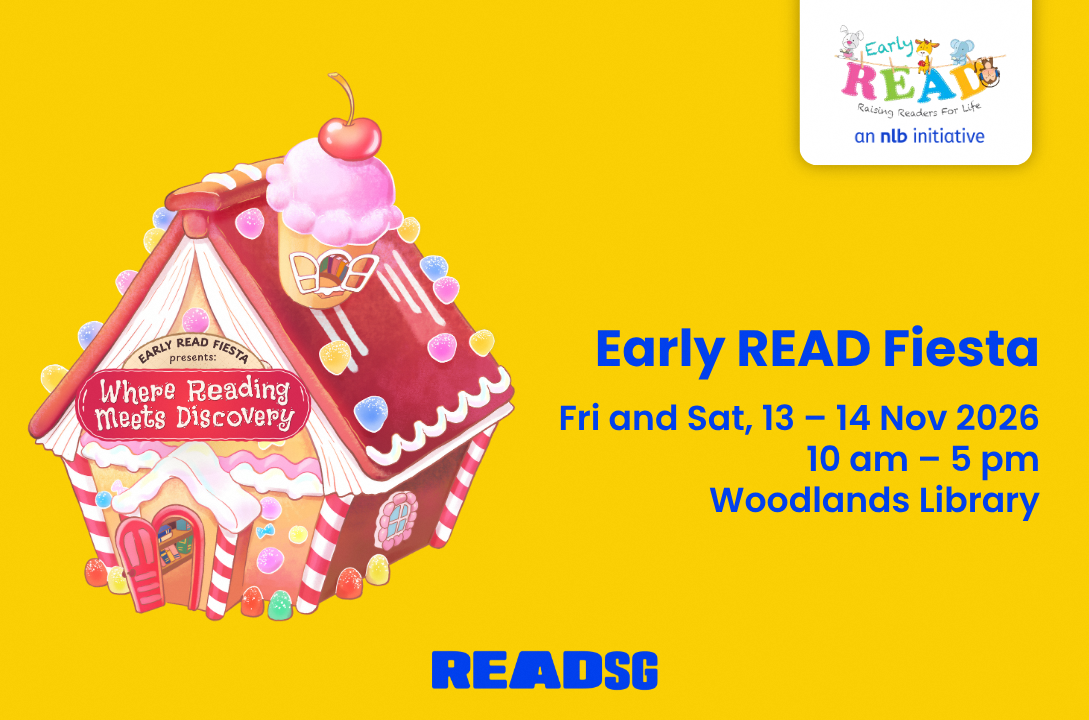 Early READ Fiesta Where Reading Meets Discovery banner with Woodlands Library dates