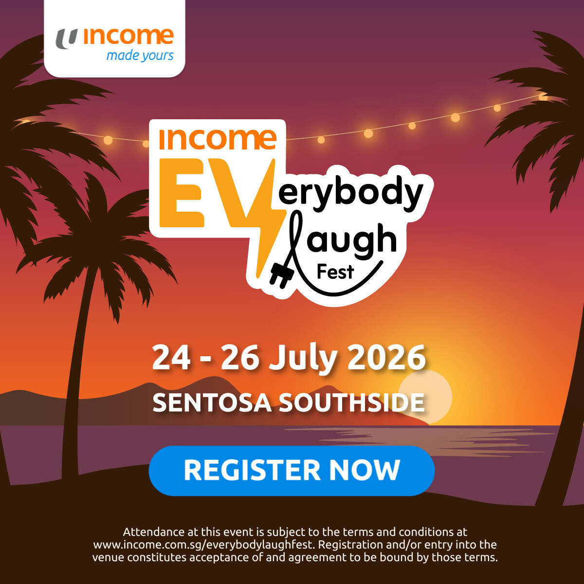EVerybody Laugh Fest 2026 comedy festival at Southside Sentosa