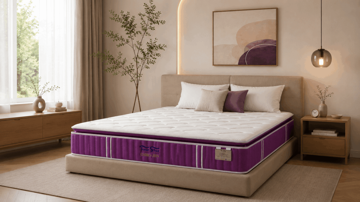 Four Star Chiro-Zen pocketed spring mattress
