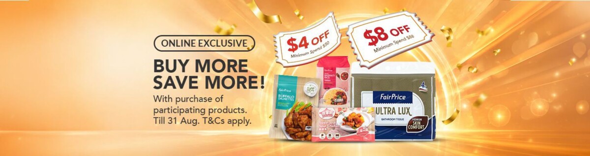 FairPrice August 2026 offers banner