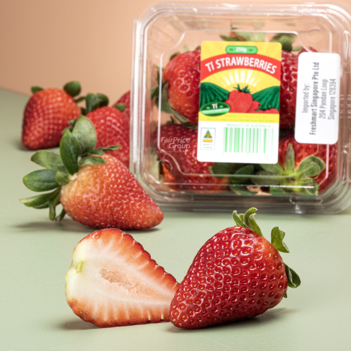 Australian strawberries punnet listed on FairPrice Fresh Buys
