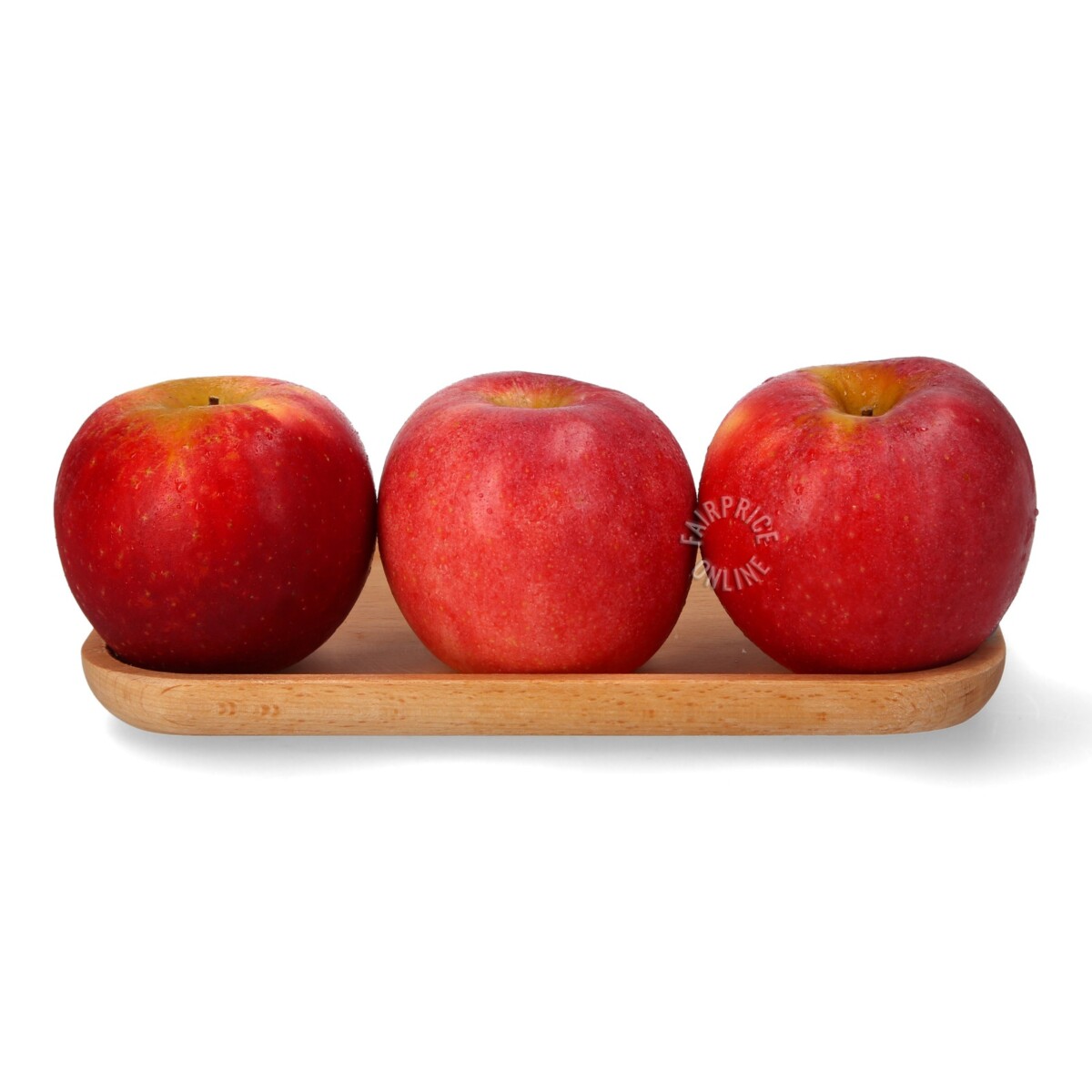 FairPrice Online apples on tray for Fresh Buys grocery promotions