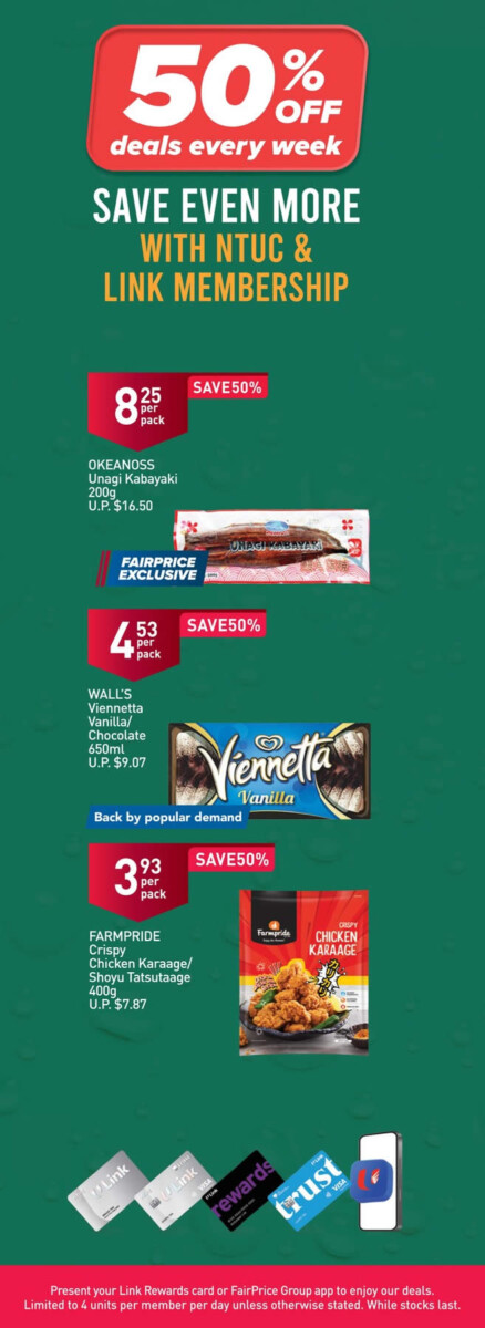 FairPrice weekly Price Drop supermarket promotion 3 to 9 September 2026