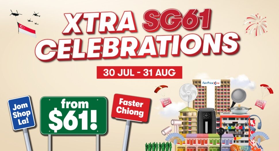 FairPrice Xtra SG61 National Day deals banner