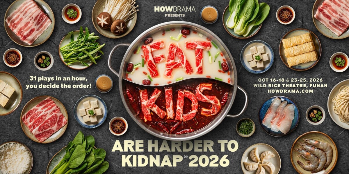 Fat Kids Are Harder To Kidnap 2026 key visual, Singapore topical comedy