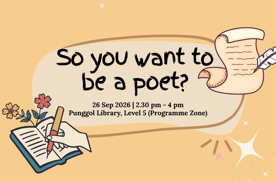 NLB Children Write So you want to be a poet event artwork
