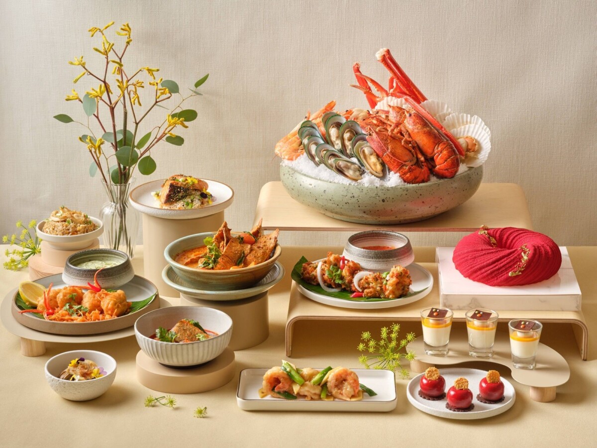 Treasures of the Sea seafood buffet spread at Town Restaurant
