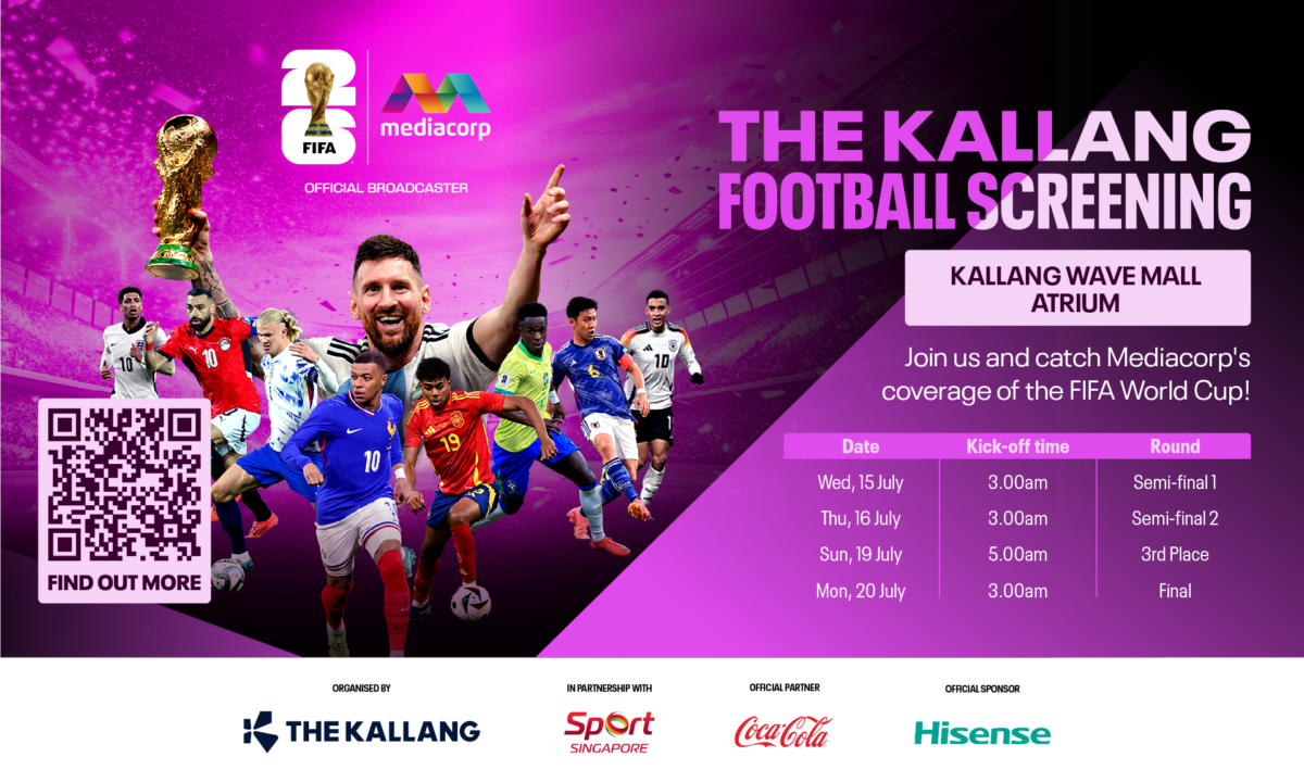 FIFA World Cup 2026 Screenings at Kallang Wave Mall Atrium