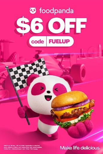 foodpanda F1 season 2026 key visual