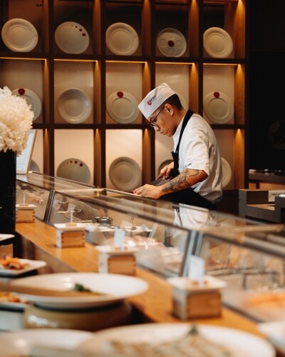 Sashimi and nigiri spread from Nobu Singapore's Sunday Sushi Social