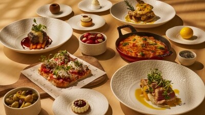 One-Ninety Restaurant's Chef's Table dining space at Four Seasons Singapore