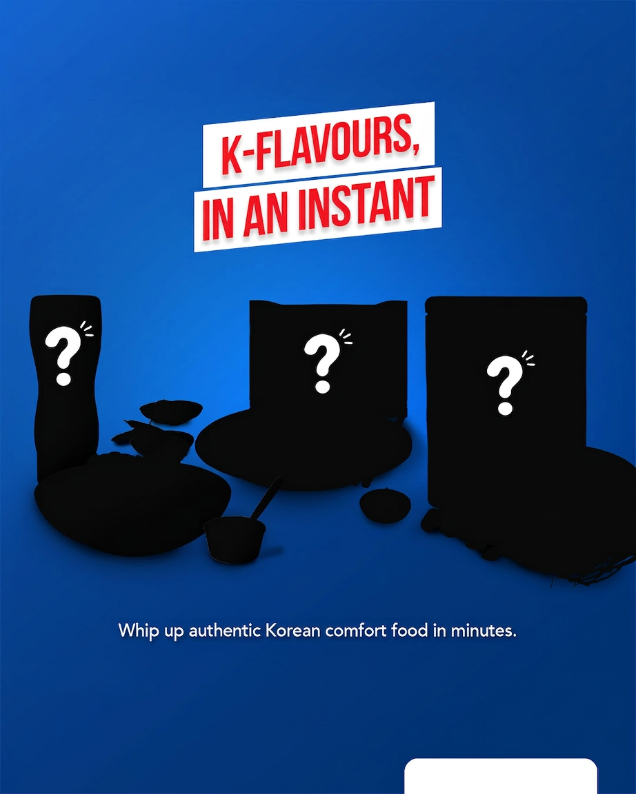 FairPrice Korea Fair teaser asking shoppers to guess what is arriving in store