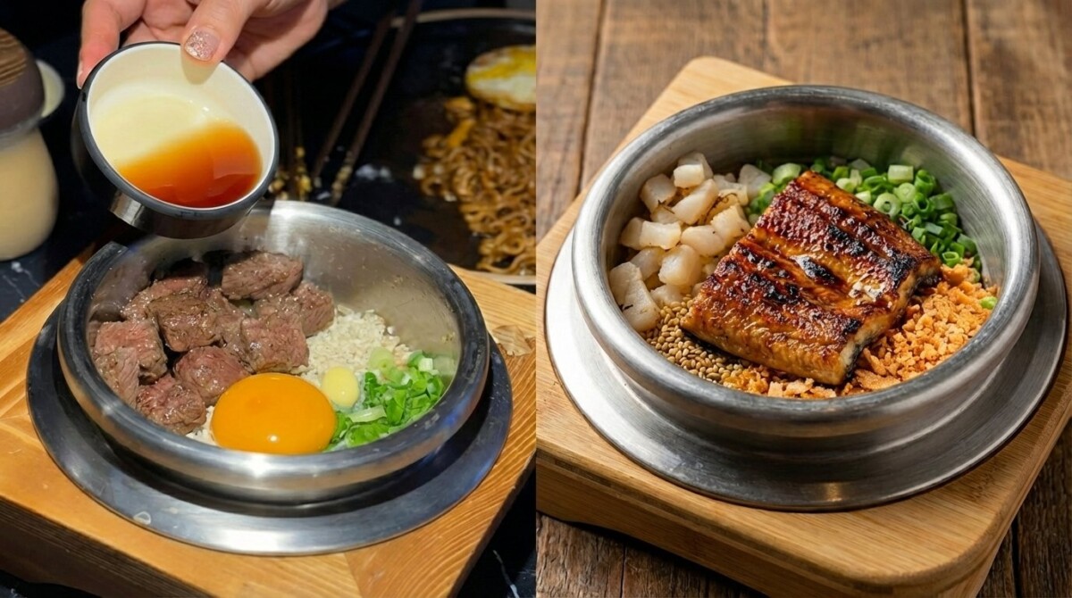 Gamtan Korean BBQ Singapore pot rice side dishes