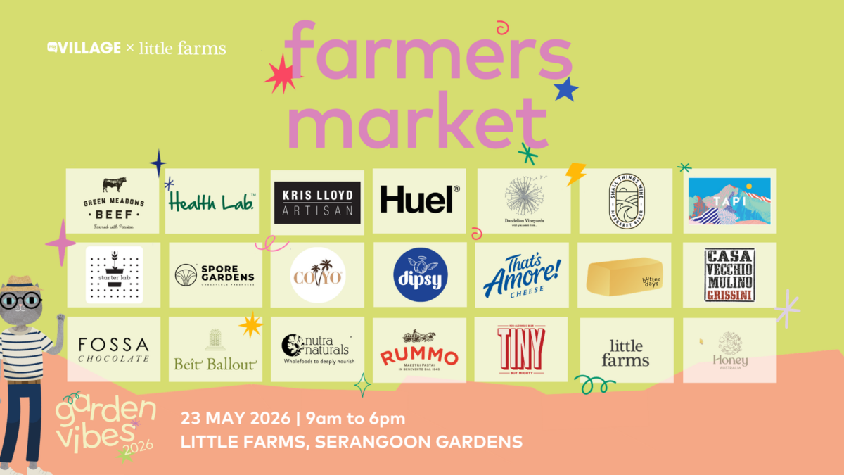 Garden Vibes 2026 Little Farms Serangoon Gardens vendors schedule