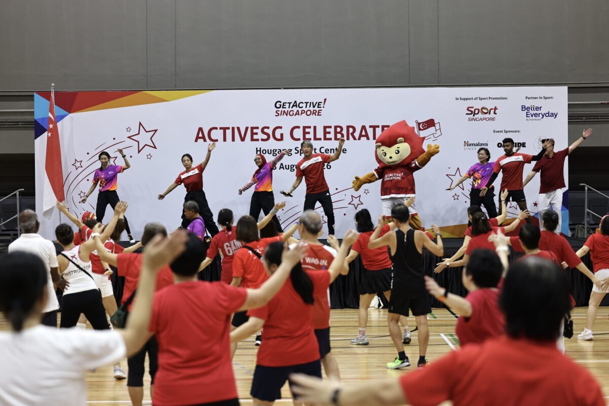 GetActive! Singapore 2026 ActiveSG Celebrates mass workout at Hougang Sport Centre