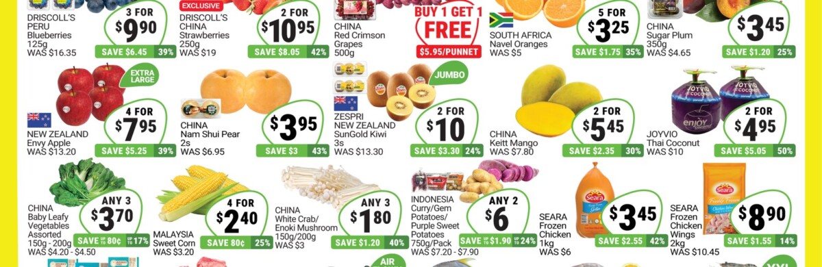 Giant Super Savings Seara chicken and salmon prices until 2 September
