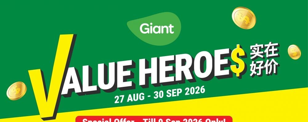 Giant Value Heroes campaign header through 30 September 2026