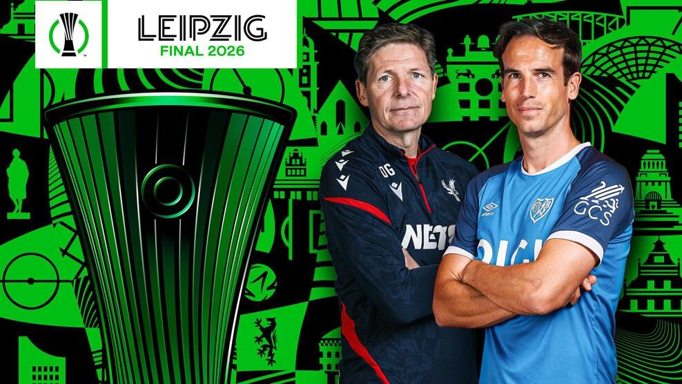 Oliver Glasner Crystal Palace Íñigo Pérez Rayo Vallecano UEFA Conference League Final 2026