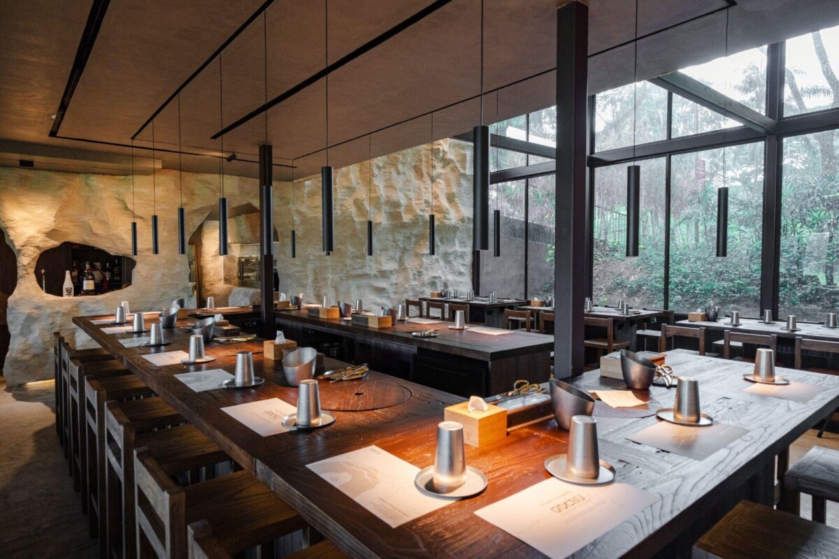 GOCHU dining hall with pendant lighting Yishun