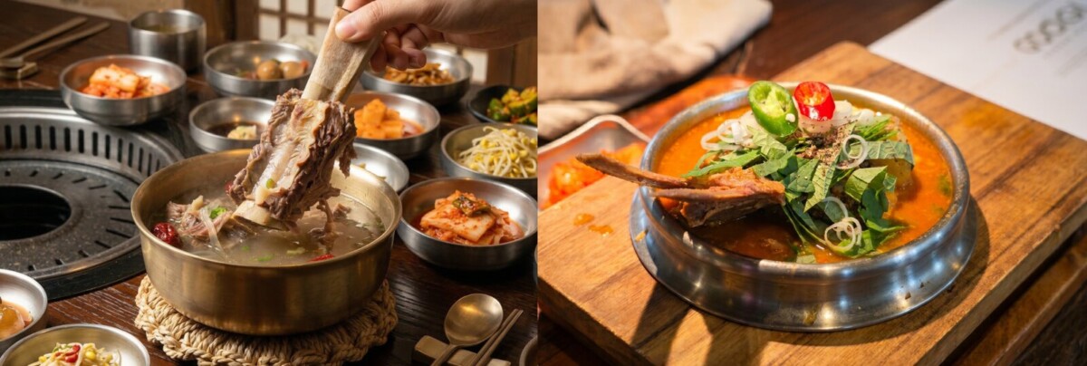 Galbitang and Haejangguk at GOCHU Singapore
