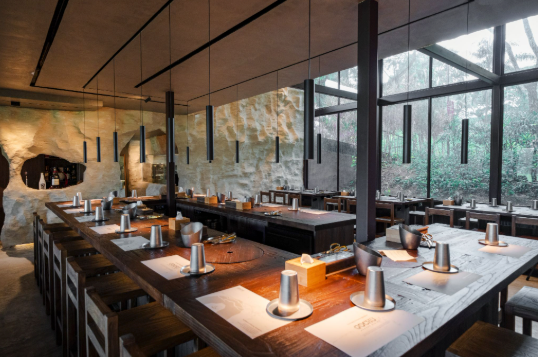 GOCHU Korean BBQ restaurant Singapore cave-inspired dining experience