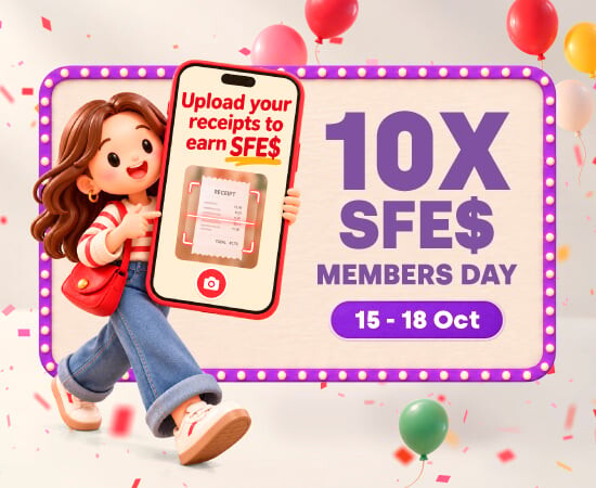 Far East Malls shopFarEast 10th anniversary 10X SFE$ promotion graphic