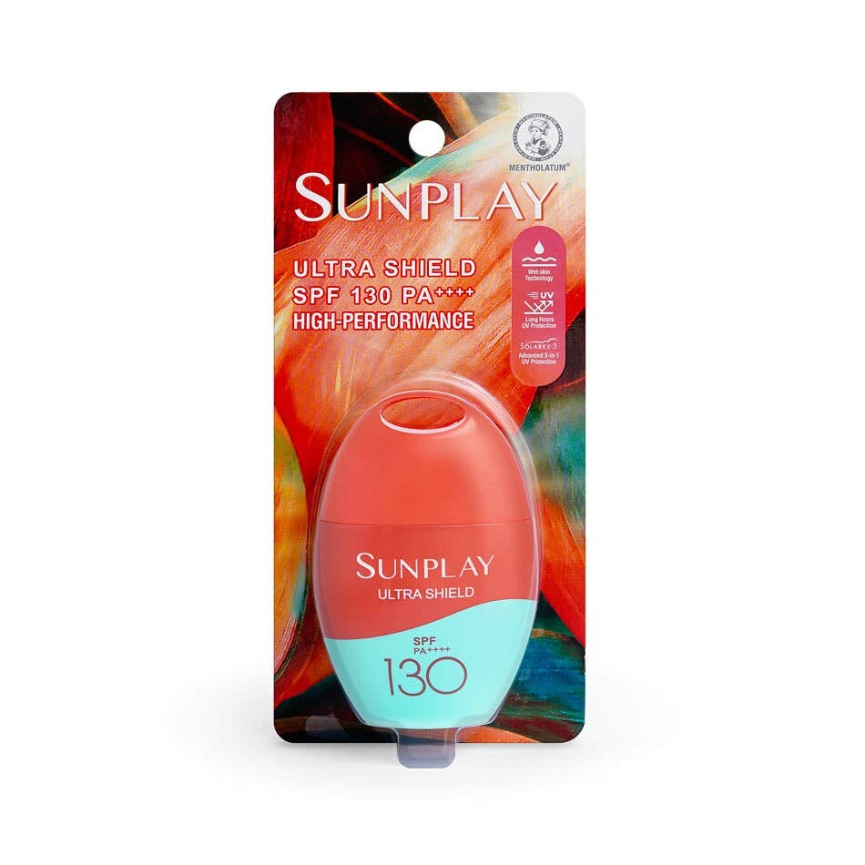 Sunplay Ultra Shield SPF130 lotion 35g, S$11.45 at Guardian