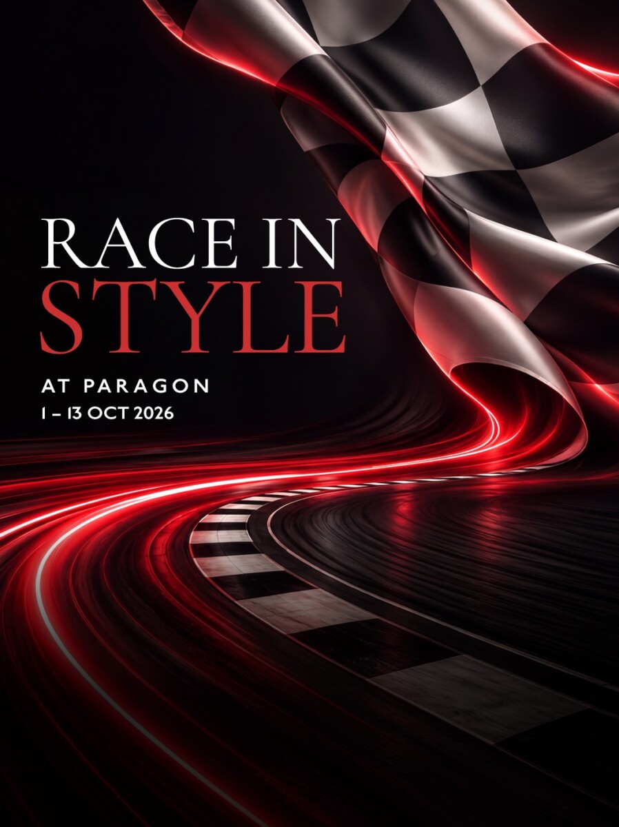 Race in Style at Paragon key visual, 1 to 13 October 2026