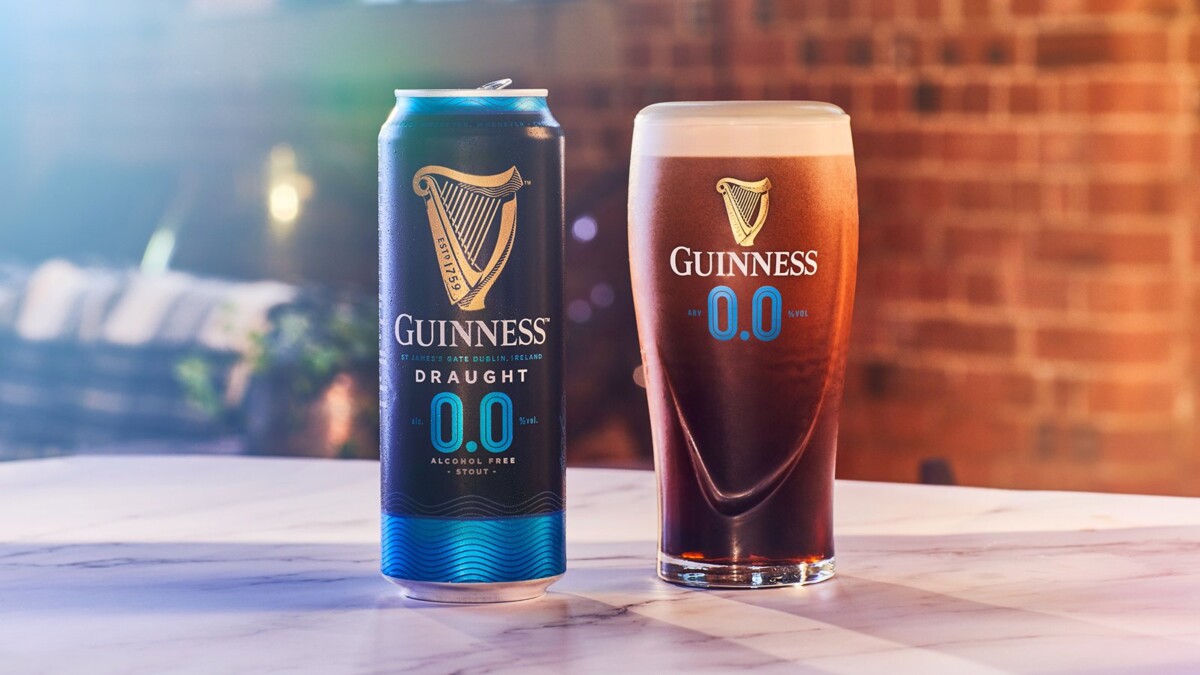 Guinness 0.0 alcohol-free stout in Singapore