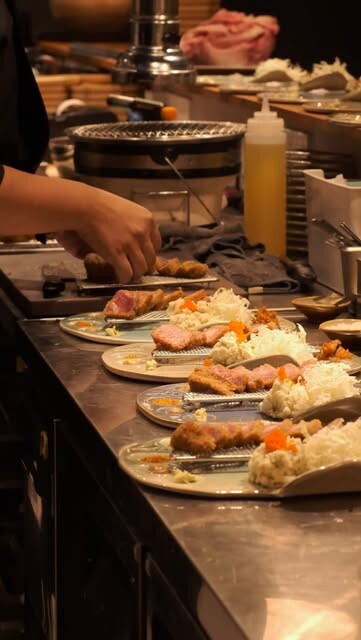 Gyusei Gyukatsu tabletop grill wagyu katsu