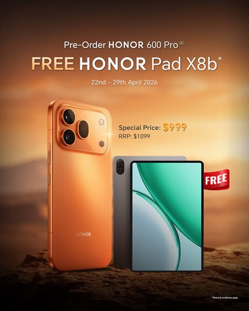 HONOR 600 Pro pre-order free HONOR Pad X8b promotion