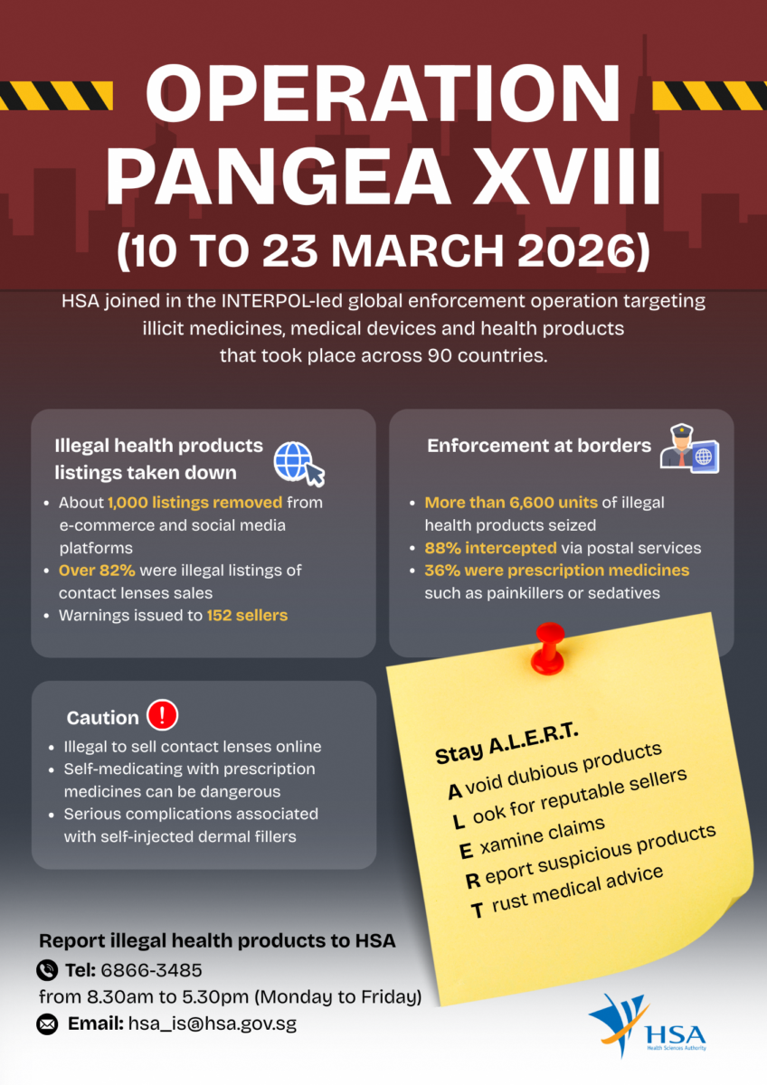 HSA Operation Pangea XVIII infographic