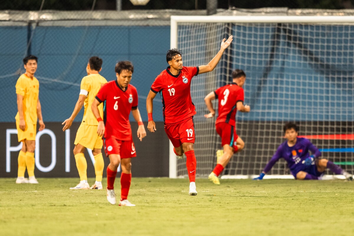 Ilhan Fandi Singapore Lions China PR June 2026 goal Jalan Besar