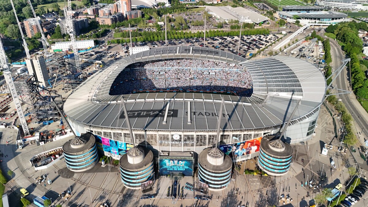 The Etihad Stadium, home of Manchester City
