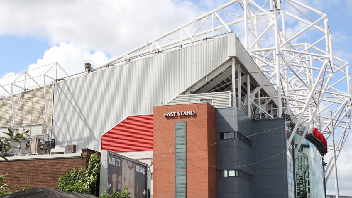 Old Trafford East Stand, home of Manchester United
