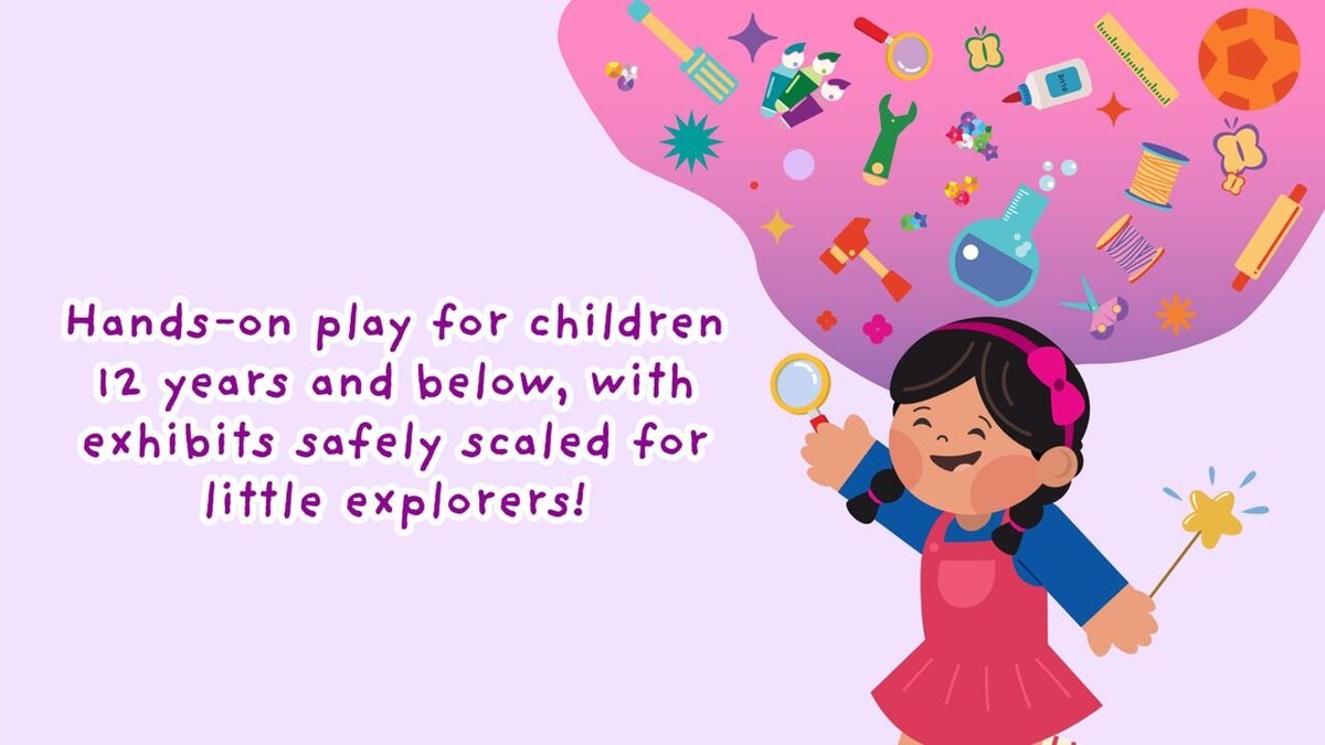 Children's Museum Singapore visit banner for ages 12 and below