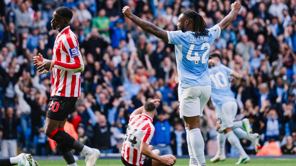 Antoine Semenyo scored twice as City beat Sunderland 5-3