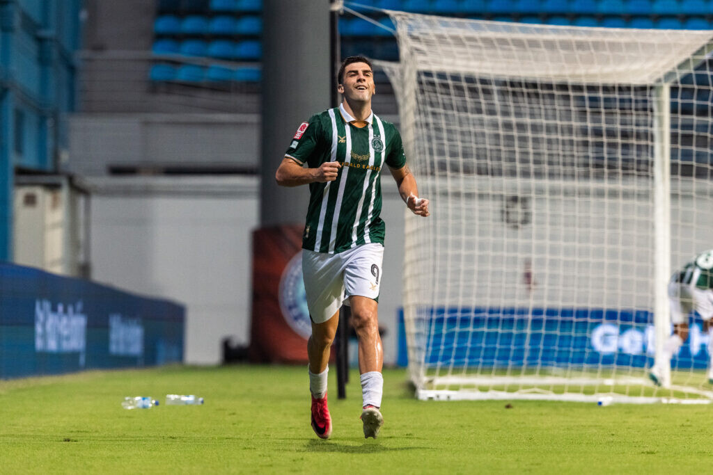 Geylang International players during the 5-1 win over Young Lions at Jalan Besar