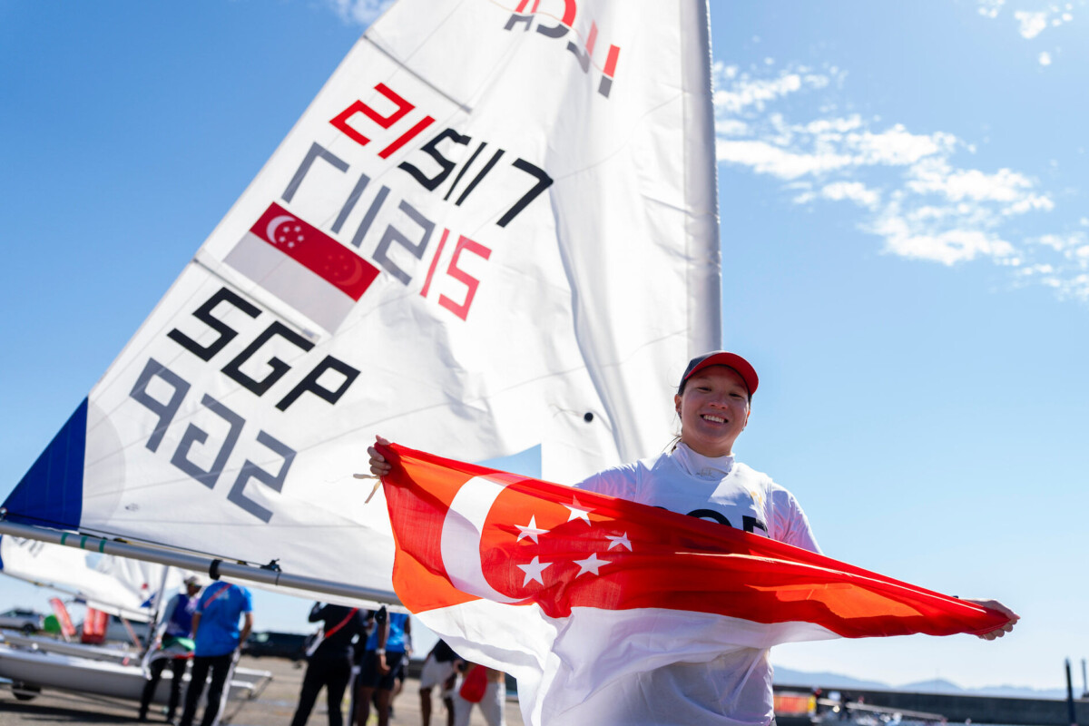 Jania Ang after Asian Games ILCA 6 silver in Nagoya