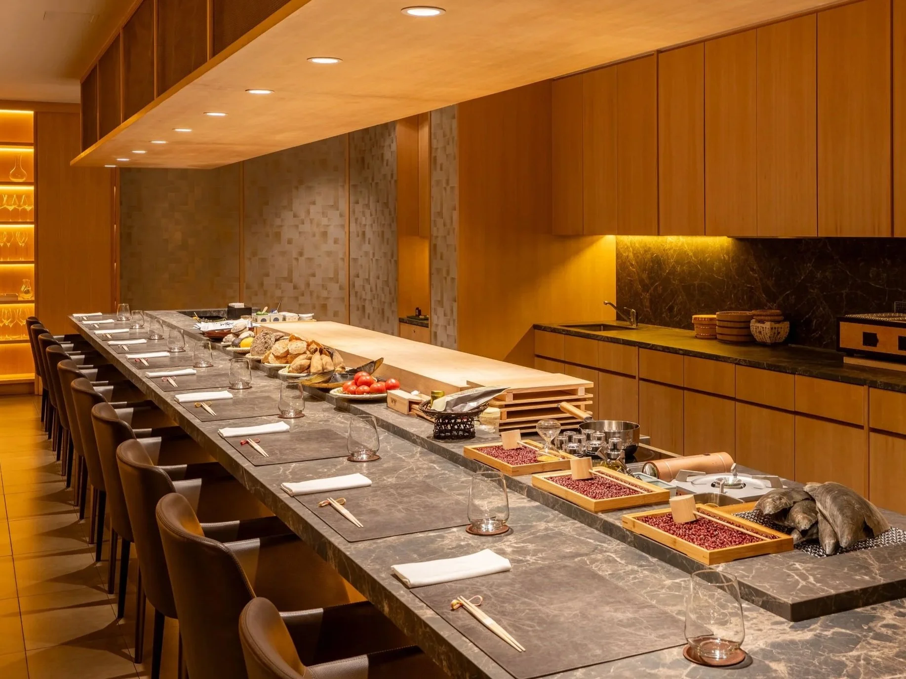 Jiin Omakase dining room
