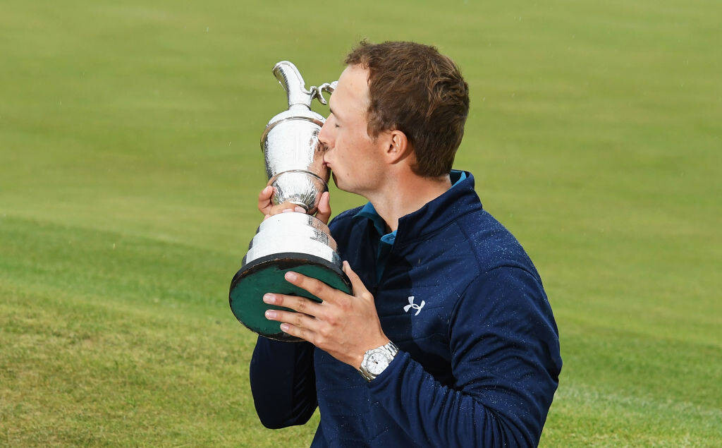 Jordan Spieth at Royal Birkdale for The 154th Open Championship 2026, nine years after winning The 146th Open here in 2017
