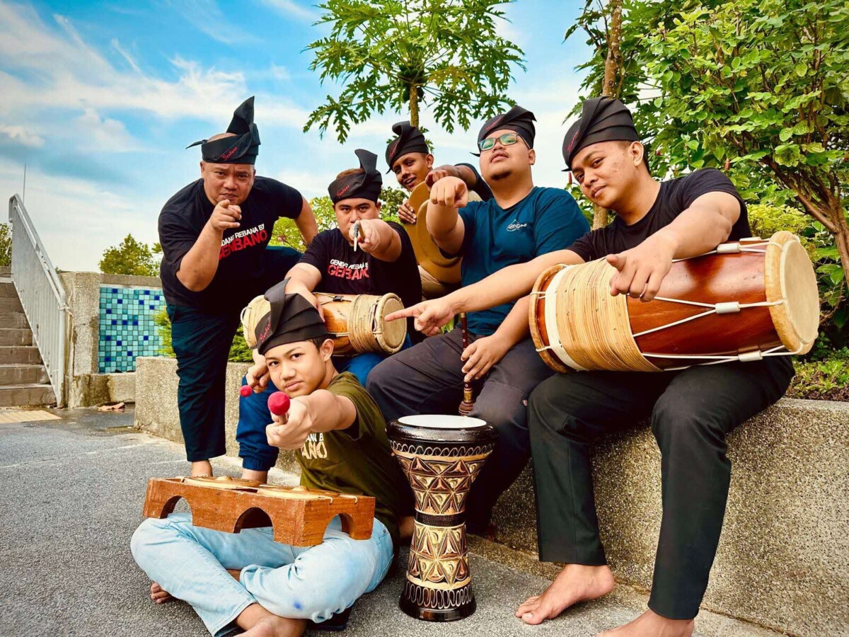 Rebana drumming workshop at Kampong Gelam Festival