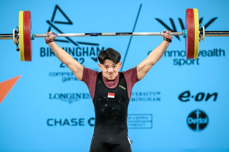 Kester Loy Team Singapore weightlifting Glasgow 2026 Commonwealth Games