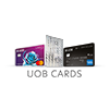 Lazada-UOB Card sign-up offer card